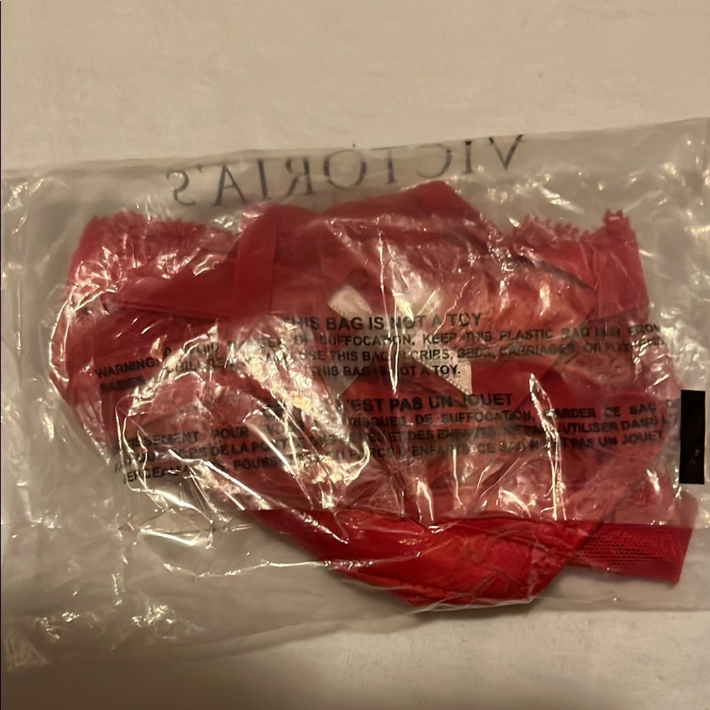 Victoria's Secret Red Lingerie Set